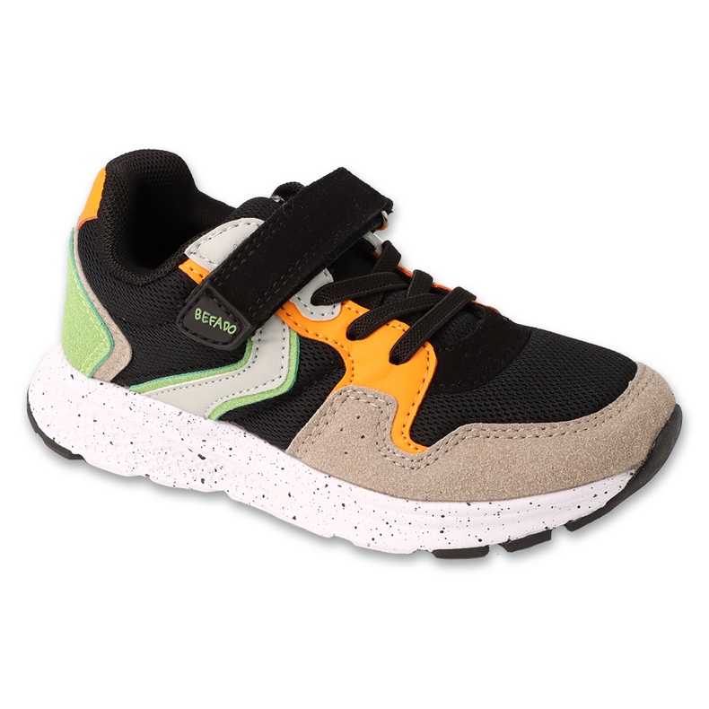 Befado deportivo juvenil con velcro 516Q278 negro 1