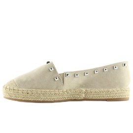 Alpargatas beige para mujer 99-17 beige 5