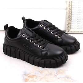 Zapatos plataforma Big Star W INT1919 negro 6