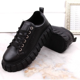 Zapatos plataforma Big Star W INT1919 negro 7
