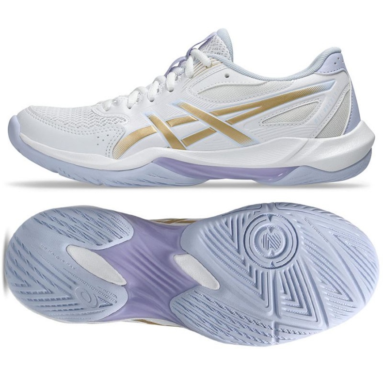 ASICS Gel Rocket 12 Volleyball Shoes en 1072A119 102 blanco 1 ASICS Gel Rocket 12 Volleyball Shoes en 1072A119 102 blanco 1
