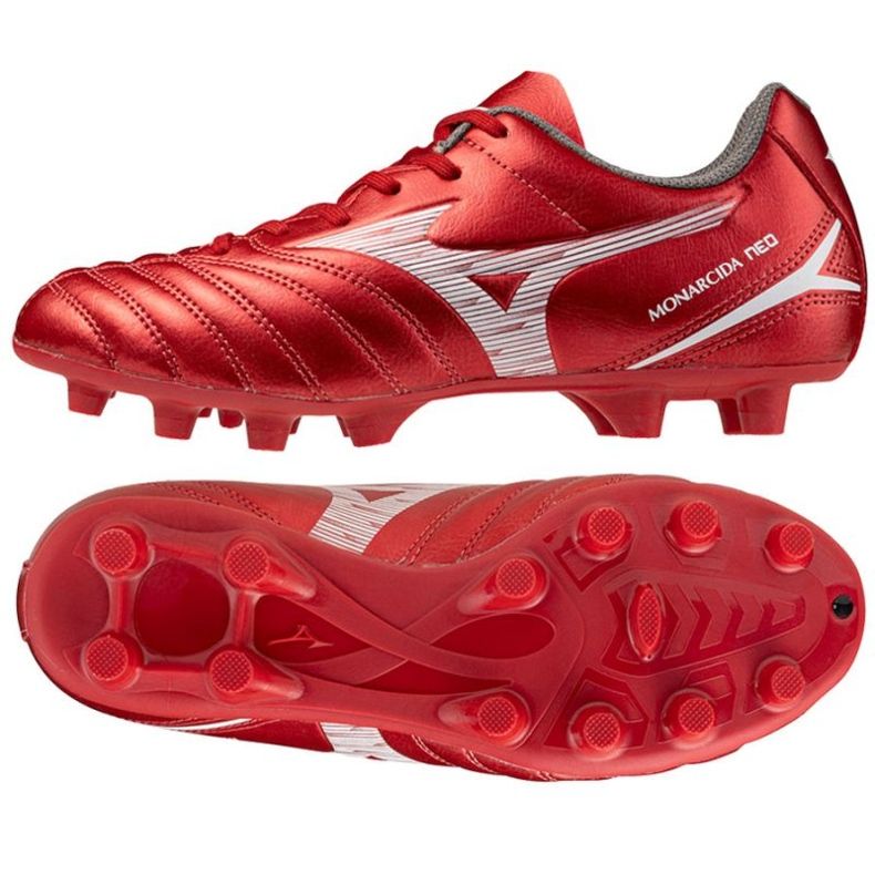 Mizuno Mizuno Neo III Select JR P1GB252560 Zapatos rojo 1