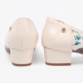 Goodin Bombas de mujeres con un patrón exótico multicolor 1