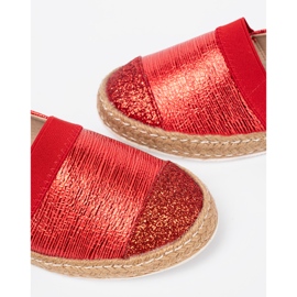 Goodin Apartrilles rojos con hilo brillante 1