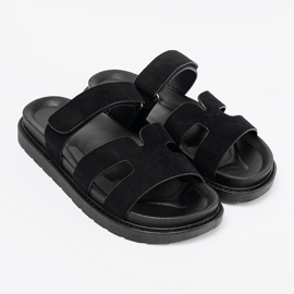 Shelvt Zapatillas para mujeres negro 3