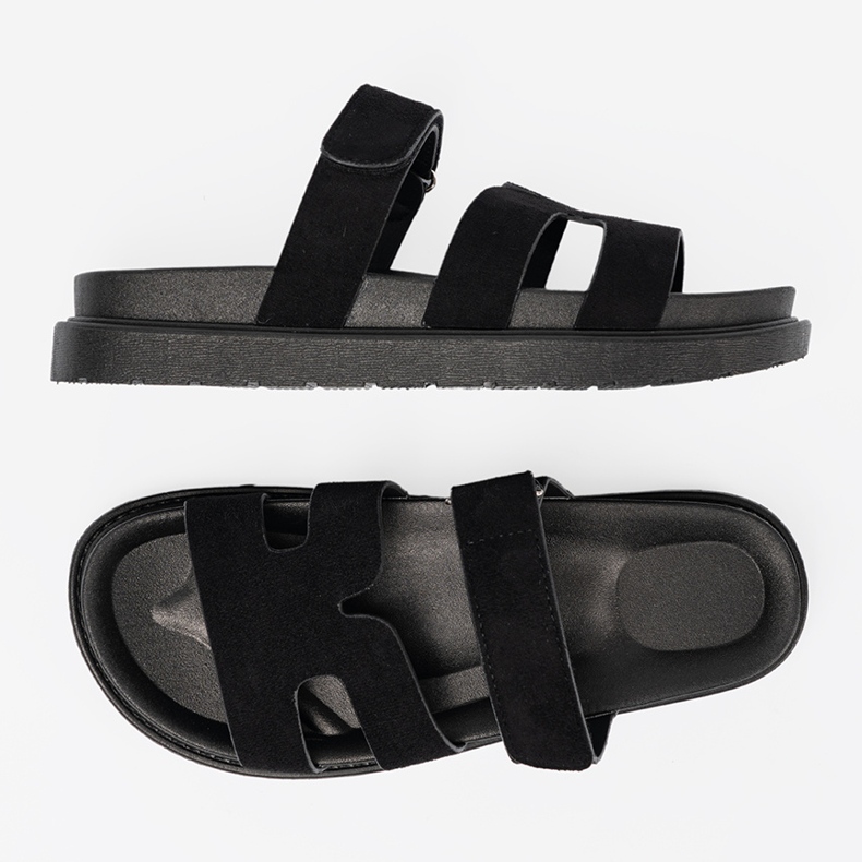 Shelvt Zapatillas para mujeres negro 1