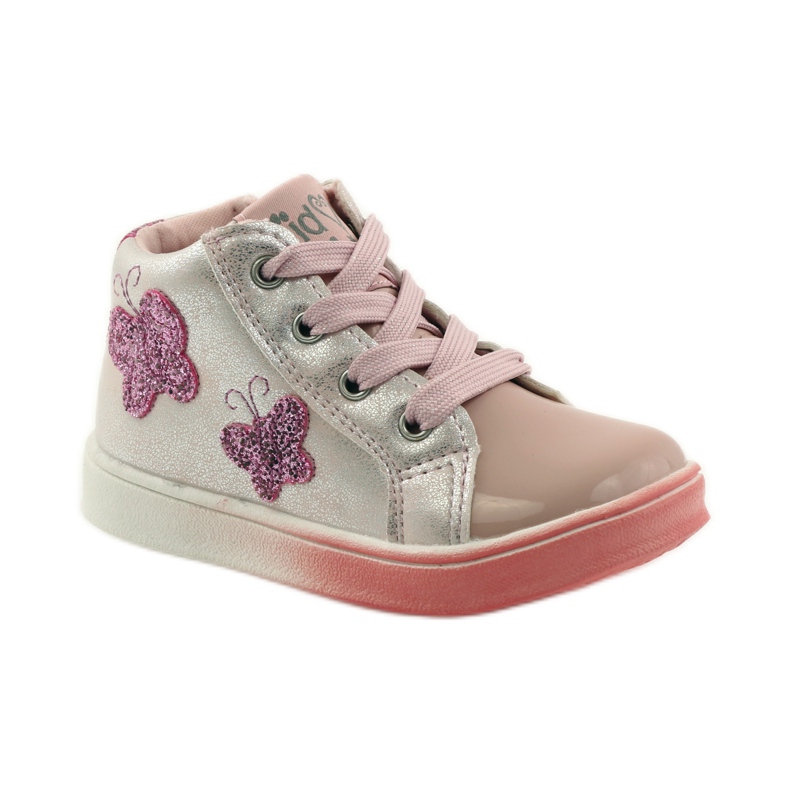 American Club Mariposas americanas para deportistas rosa gris 1