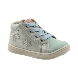 American Club Mariposas azules americanas de niña deportiva gris 1