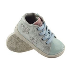 American Club Mariposas azules americanas de niña deportiva gris 3