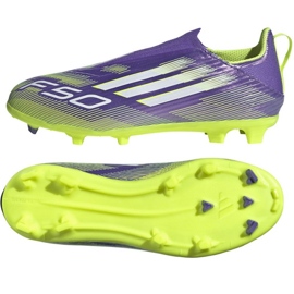 Zapatos adidas f50 liga ll jr tf ji0010 púrpura 1