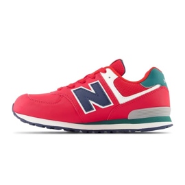 Zapatillas New Balance Jr GC574CU rojo 6