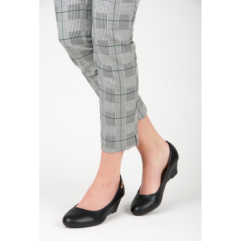 Super Me Zapatos de tacón negros con cuña 1 Super Me Zapatos de tacón negros con cuña 1