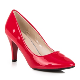 Zapatos De Tacón De Charol rojo 2