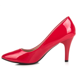 Zapatos De Tacón De Charol rojo 3