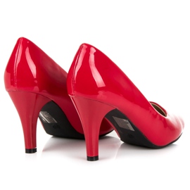 Zapatos De Tacón De Charol rojo 4