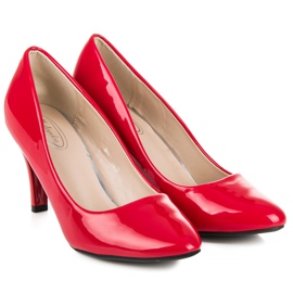 Zapatos De Tacón De Charol rojo 5