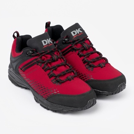 Zapatos de trekking de mujer con suela gruesa roja DK rojo 3