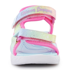 Sandalias Skechers S-Lights Unicorn Dreams Sandal-Majestic Bliss JR 302682N-PKMTT rosa 2