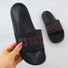 Big Star Grandes aletas de estrellas en SS274708 INT2153A negro 1