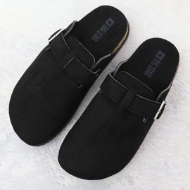 Big Star Suede Flip Flip en SS274736 INT2156A negro 3