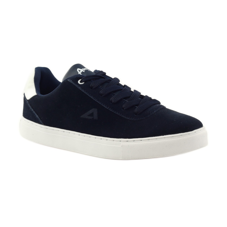 American Club Zapatos de hombre sneakers American 17003 sneakers azul marino 1