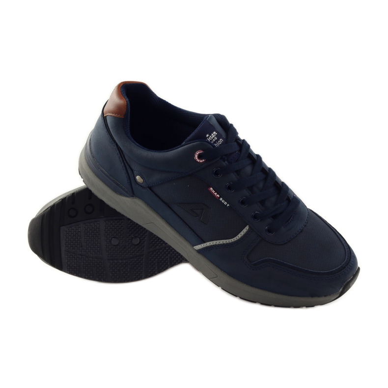 American Club Zapatillas deportivas de hombre American 610184 zapatillas azul marino 3