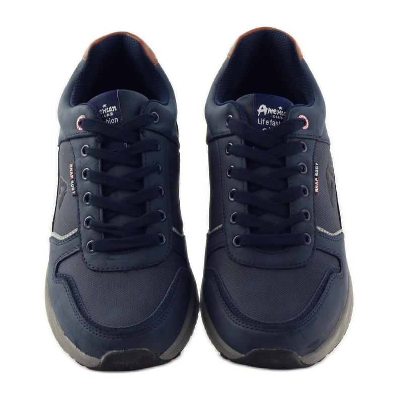 American Club Zapatillas deportivas de hombre American 610184 zapatillas azul marino 4