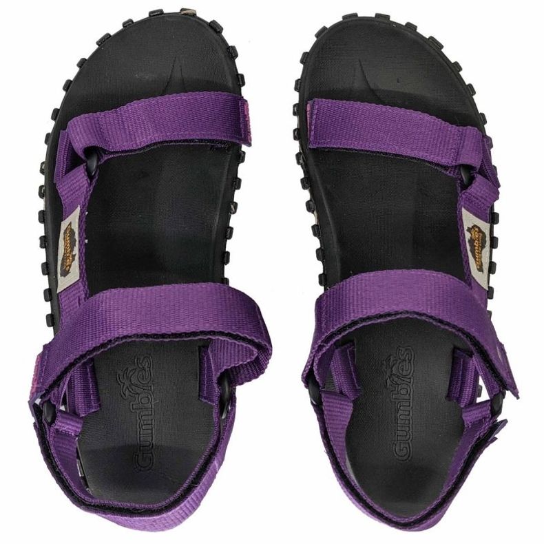 Gumbies Scrambler Sandals en Gu-Sascr031 púrpura 1
