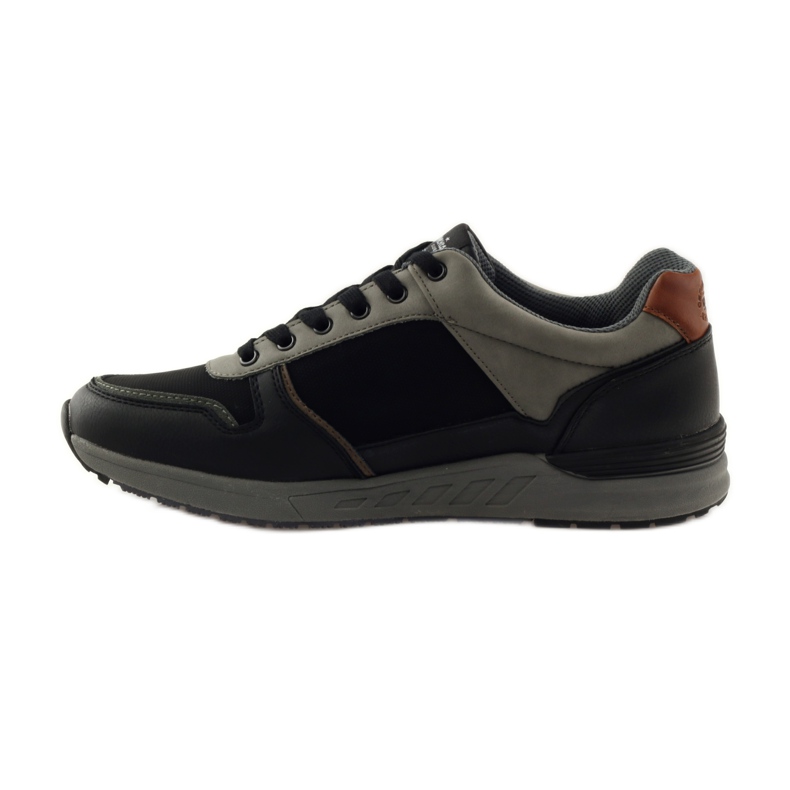American Club American 610184 zapatillas deportivas de hombre negras. negro gris 2