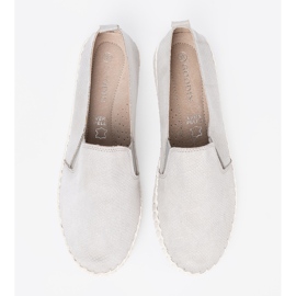 Goodin Zapatillas de zapatillas gris claro con inserciones flexibles 3