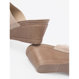 Goodin Chanclas plataforma mujer beige 1 Goodin Chanclas plataforma mujer beige 1