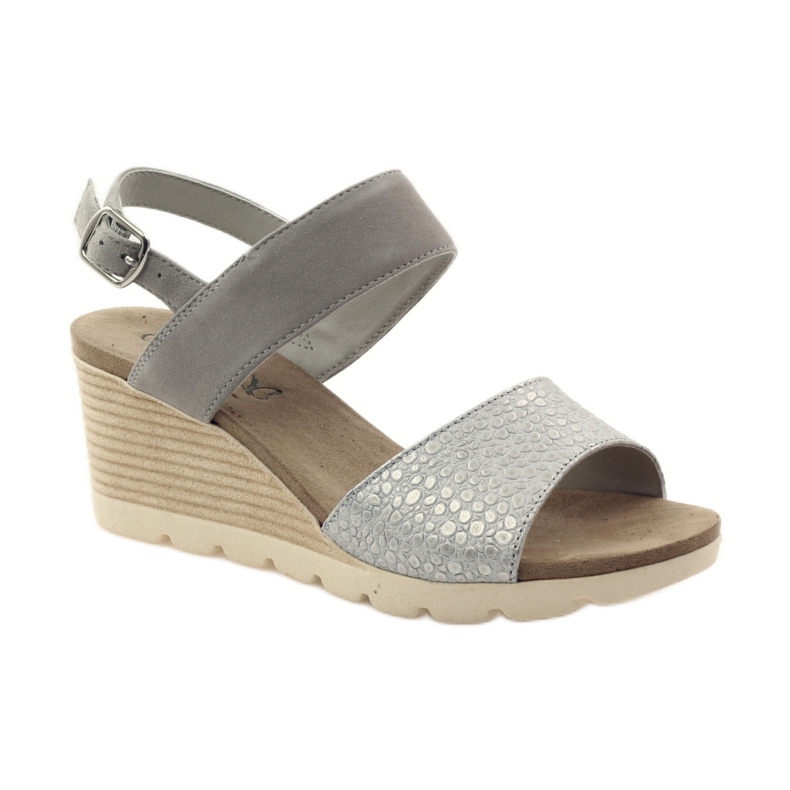 Caprice sandalias zapatos de mujer 28701 gris 1