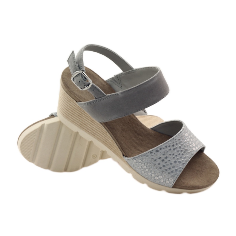 Caprice sandalias zapatos de mujer 28701 gris 3