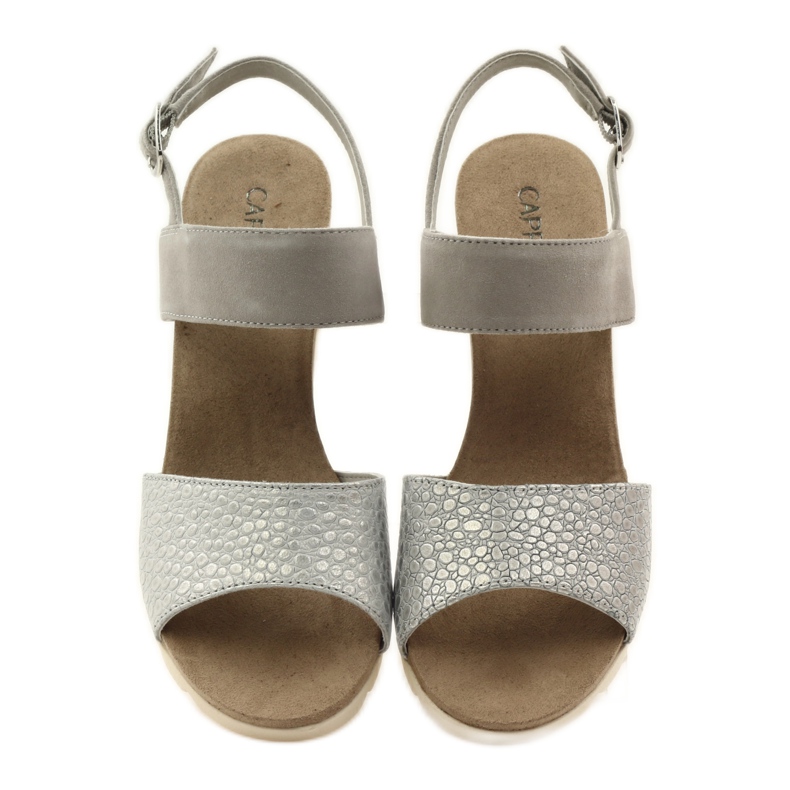 Caprice sandalias zapatos de mujer 28701 gris 4