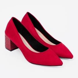 Goodin Bombas elegantes en una publicación decorativa rojo 4
