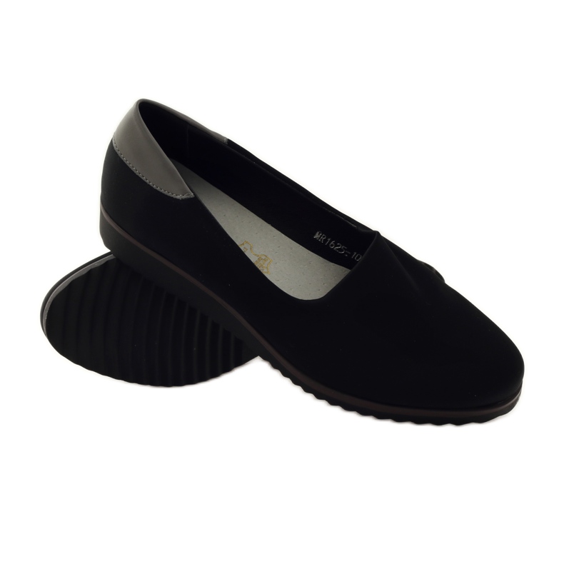 M.Daszyński Zapatos de lycra de mujer Daszyński 1625 negro 3 M.Daszyński Zapatos de lycra de mujer Daszyński 1625 negro 3