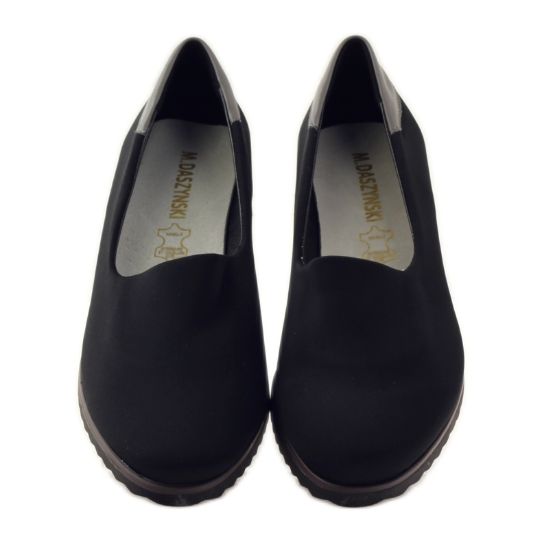 M.Daszyński Zapatos de lycra de mujer Daszyński 1625 negro 4 M.Daszyński Zapatos de lycra de mujer Daszyński 1625 negro 4