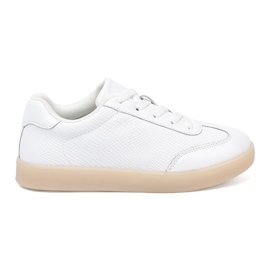 Sergio Leone Zapatillas blancas de mujer. blanco 2