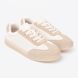Sergio Leone Zapatillas de deporte femenino beige ligero 2