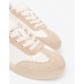 Sergio Leone Zapatillas de deporte femenino beige ligero 5