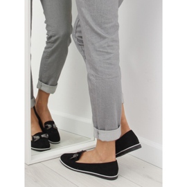 Mocasines mujer negros JN-182 negro 2
