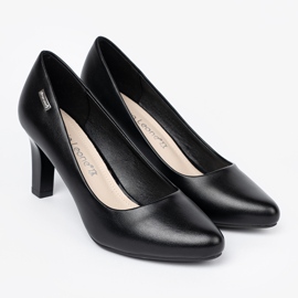 Elegantes tacones altos negros Sergio Leone 3