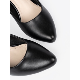 Elegantes tacones altos negros Sergio Leone 6