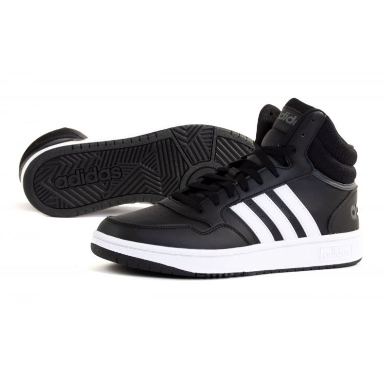 Zapatillas adidas Hoops 3.0 Mid GW3020 negro 1