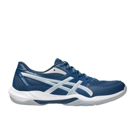 Zapatillas de voleibol de gel de gel ASICS 12 M 1071A116 400 azul 6