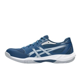 Zapatillas de voleibol de gel de gel ASICS 12 M 1071A116 400 azul 9