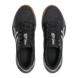 Zapatillas de voleibol de gel de gel ASICS 12 M 1071A116 001 negro 8
