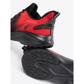 DK Zapatos deportivos para hombres livianos negros y rojos 1