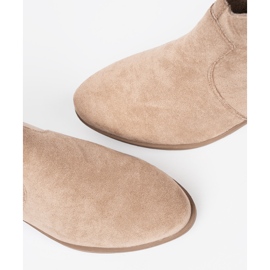 Seastar Botas beige botas de vaquero de gamuza 1