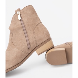 Seastar Botas beige botas de vaquero de gamuza 2